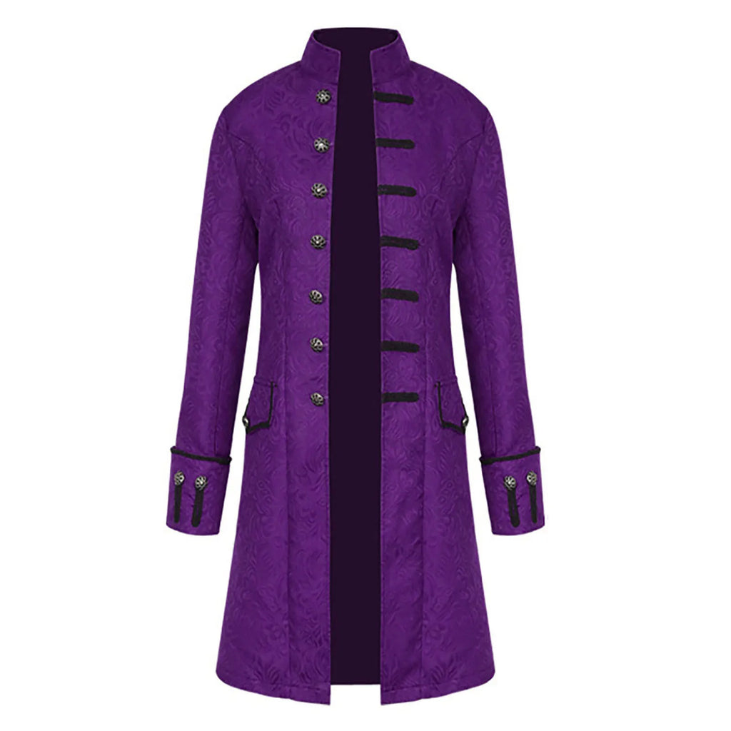 Men Steampunk Gothic Jacket