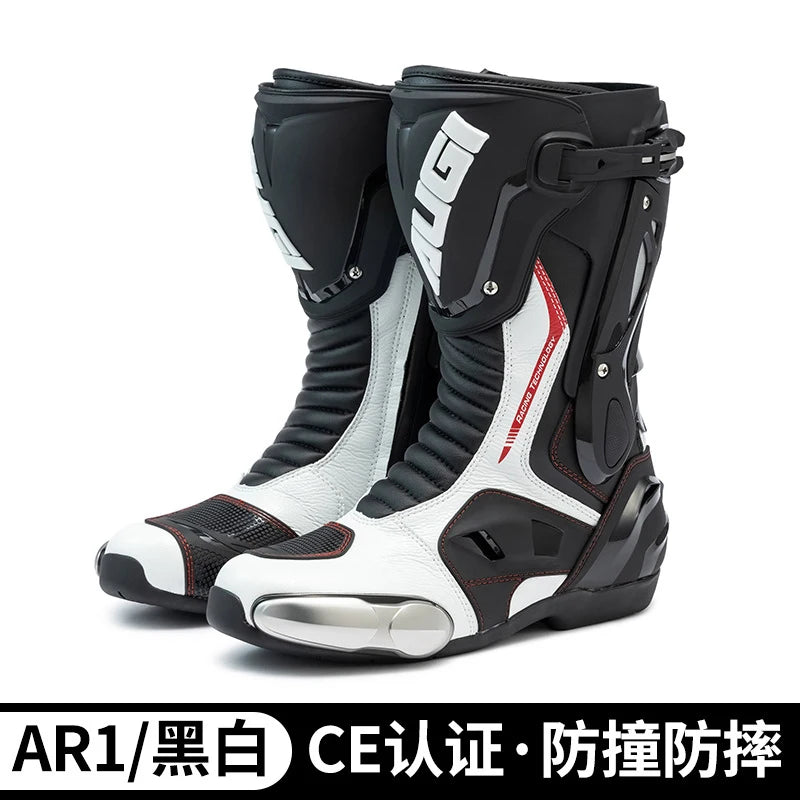 Motorcycle Boots Waterproof Impact Resistant