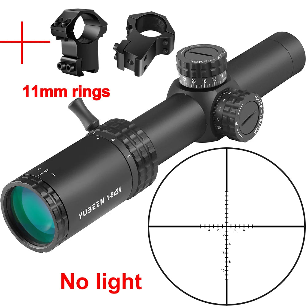 1-5x24 Rifle Scope Tactical Optics