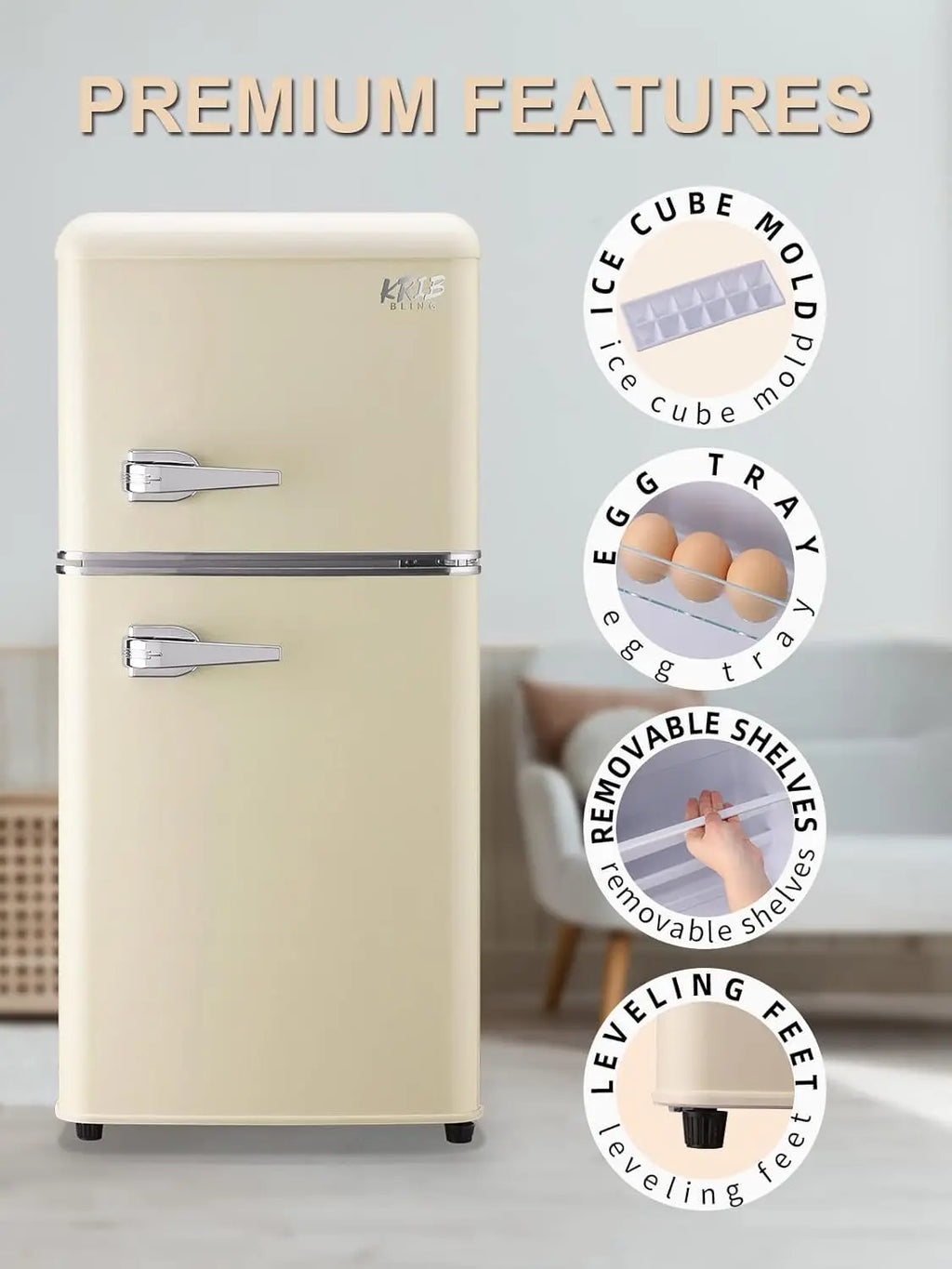 3.2 Cu.ft Compact Refrigerator