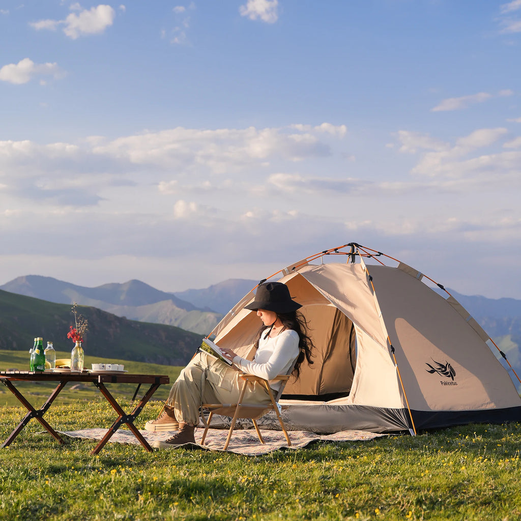 nstant Golden Tent Portable 3-4 Person