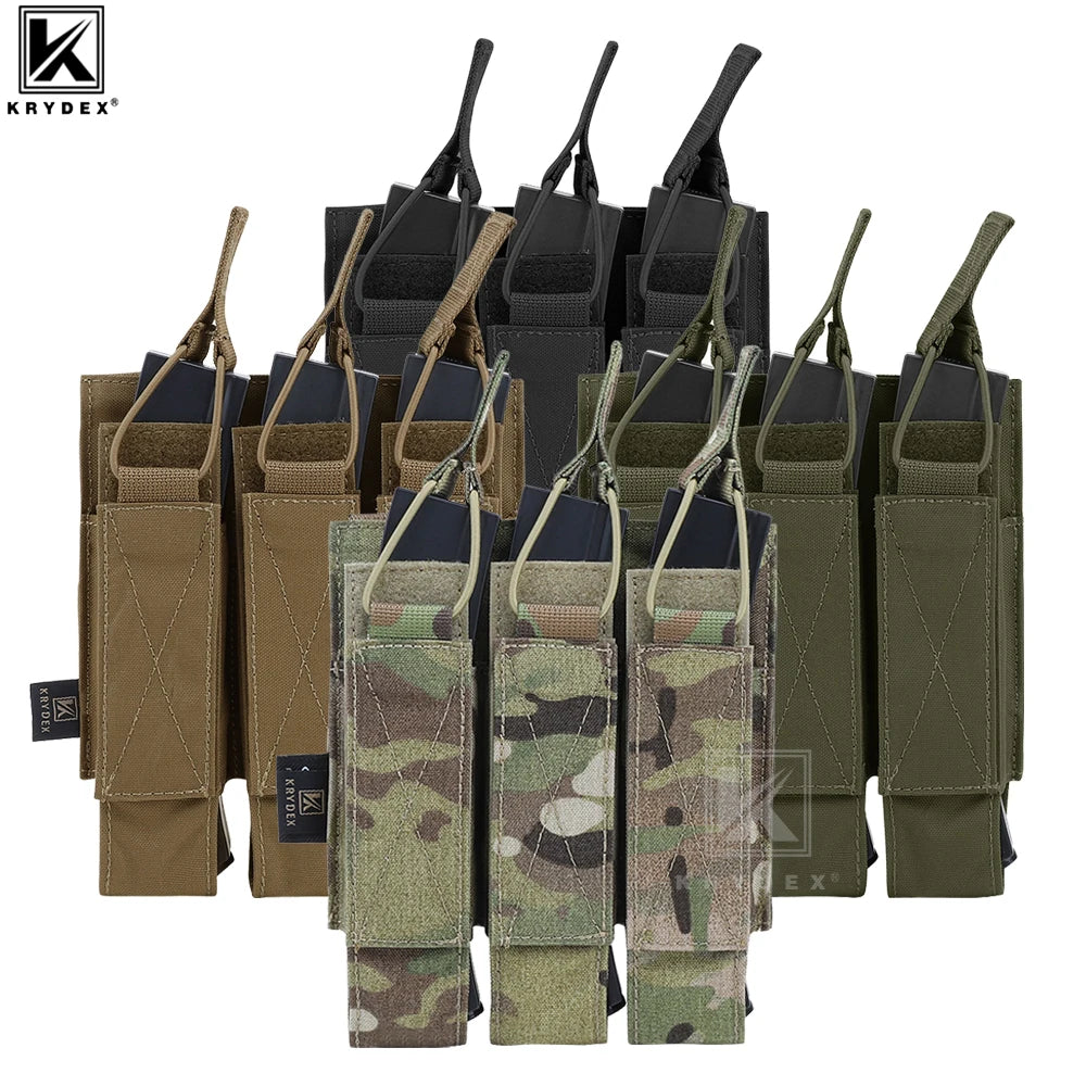 Triple Magazine Pouch Tactical MOLLE Hunting Gear