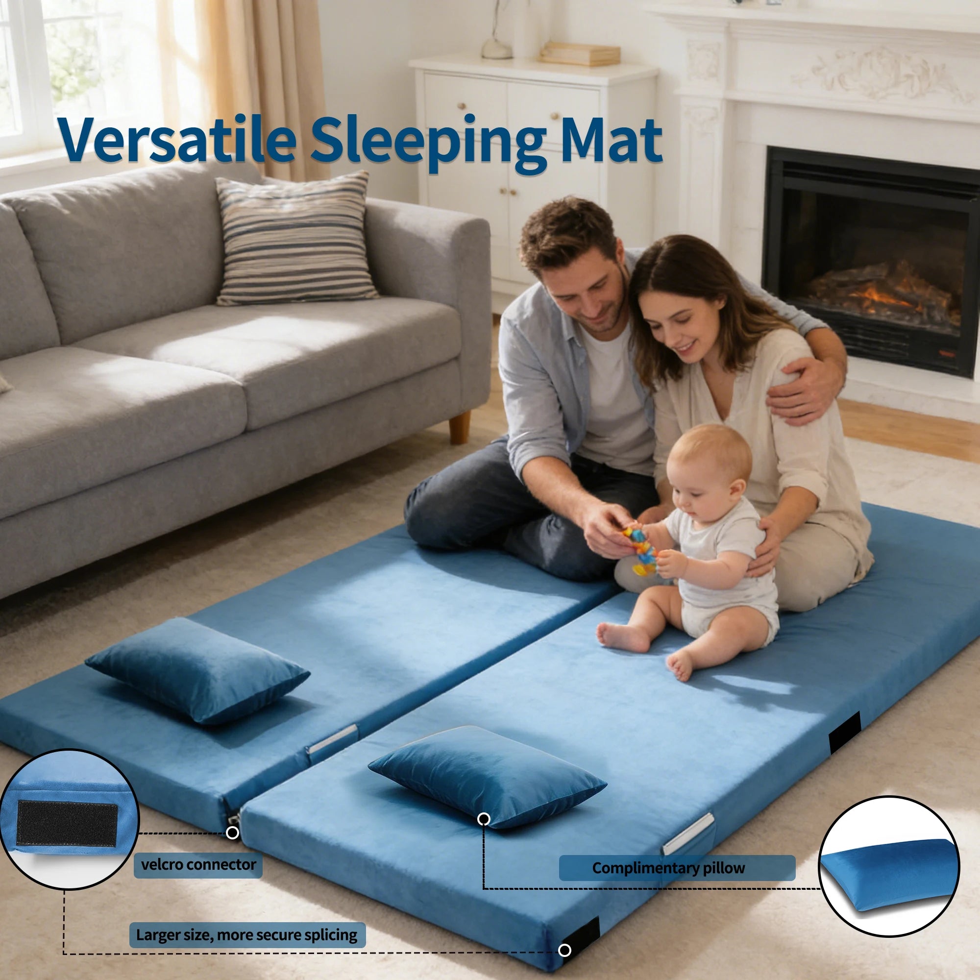 3 Inch Memory Foam Camping Mattress