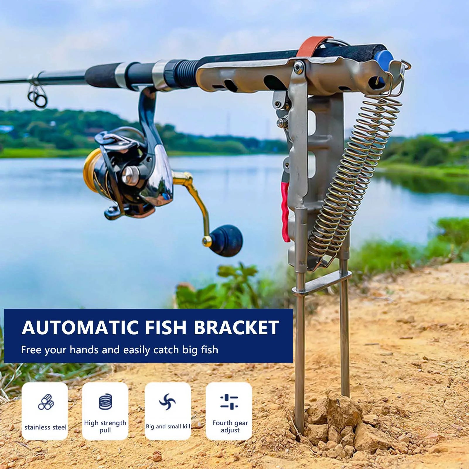 Automatic Fishing Rod Bracket Holders