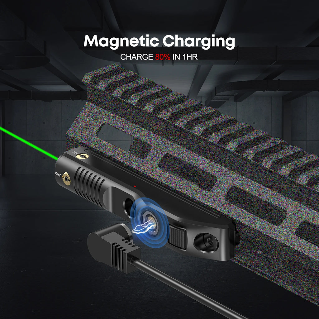Green Magnetic Charging Laser Sight for Rifle
