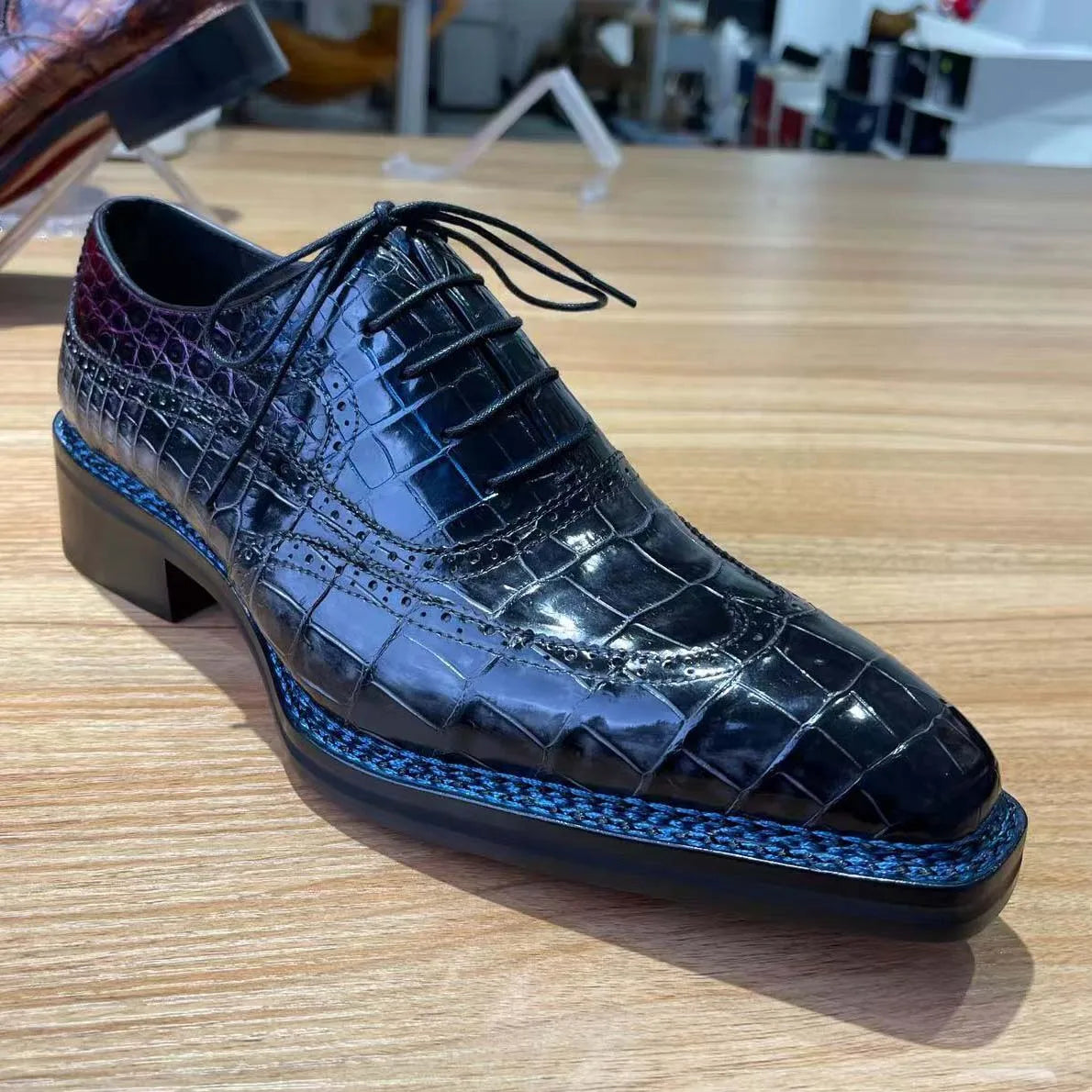 Formal Shoes Crocodile Shoes