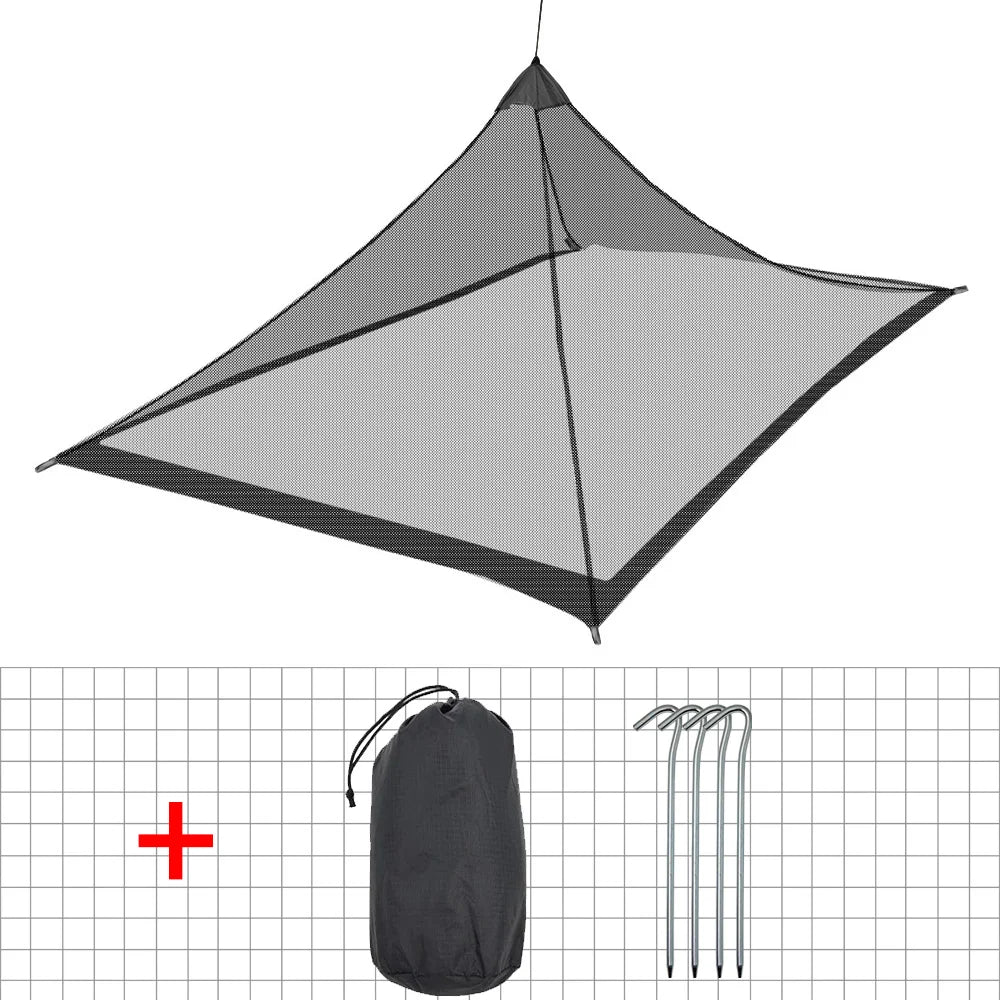 Camping Mosquito Net Pyramid Mesh Tent