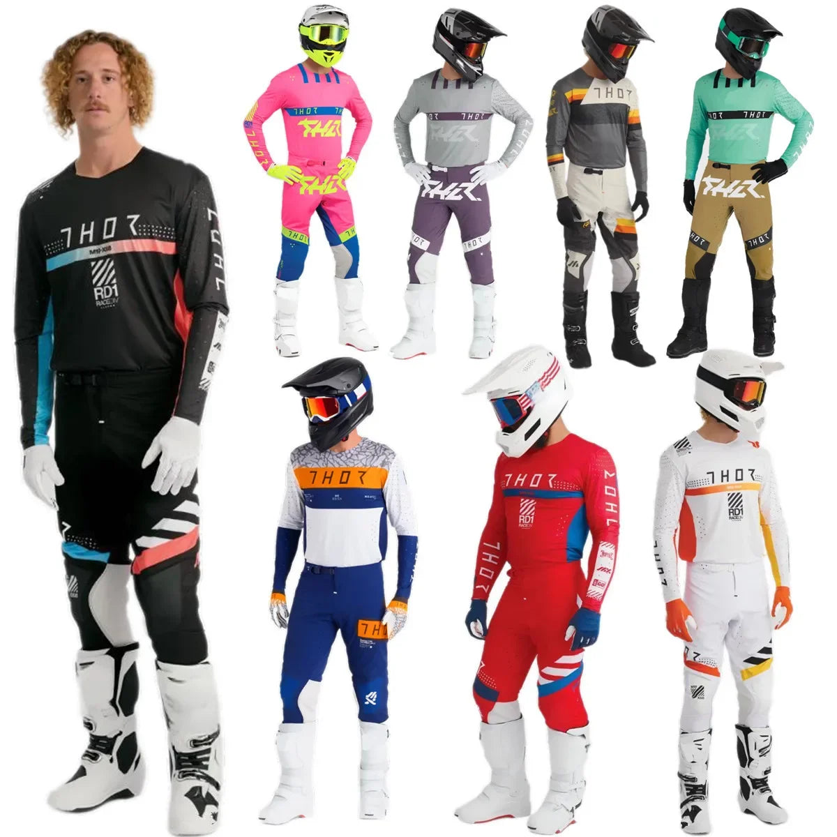 Pro Motocross Gear Set Dirt Bike Jersey
