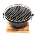 Stainless Steel Round Barbecue Grill Portable Stove
