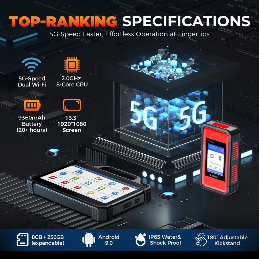 LAUNCH Car Diagnostic Tools Scanner ECU Coding