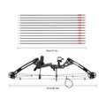 30-55 lbs Compound Bow Adjustable Draw Weight and Length