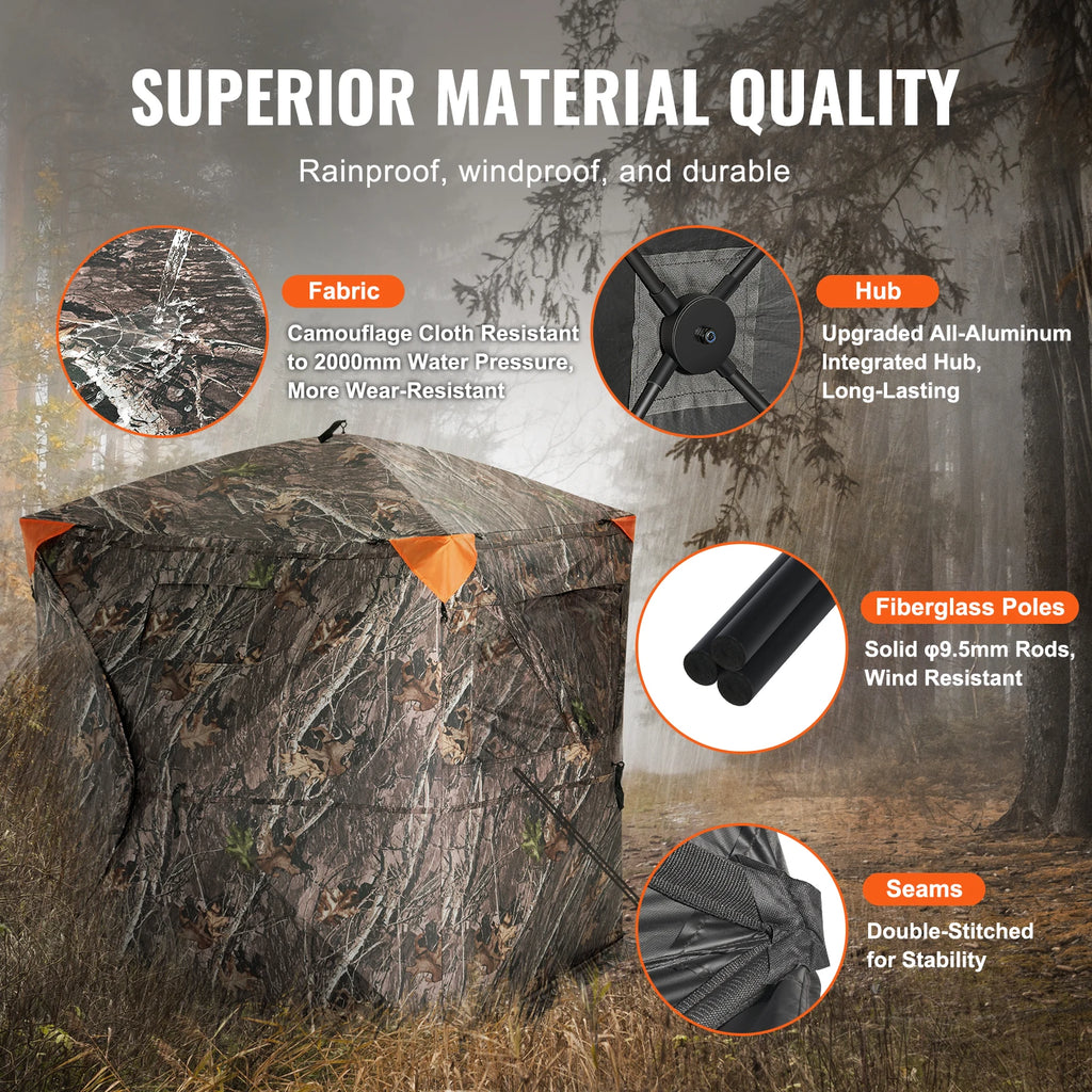 Hunting Blind 270° See Through Ground Blind