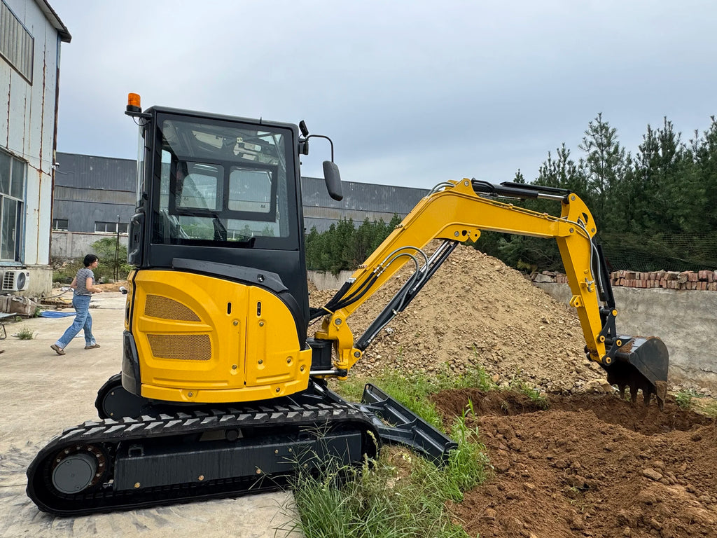 3.5-ton excavator, mini excavator, construction 3-ton small excavator