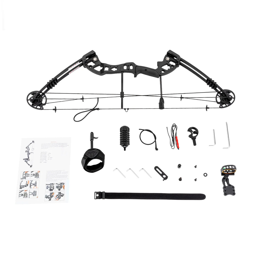 30-55 lbs Compound Bow Adjustable Draw Weight and Length