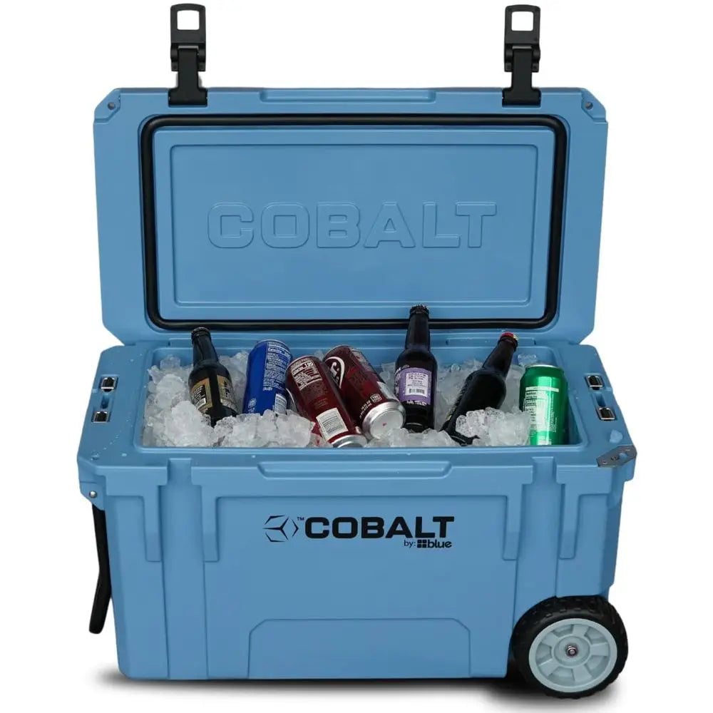 55 Quart Roto Molded Super Ice Cooler Large Ice Chest Long Term Ice Retention