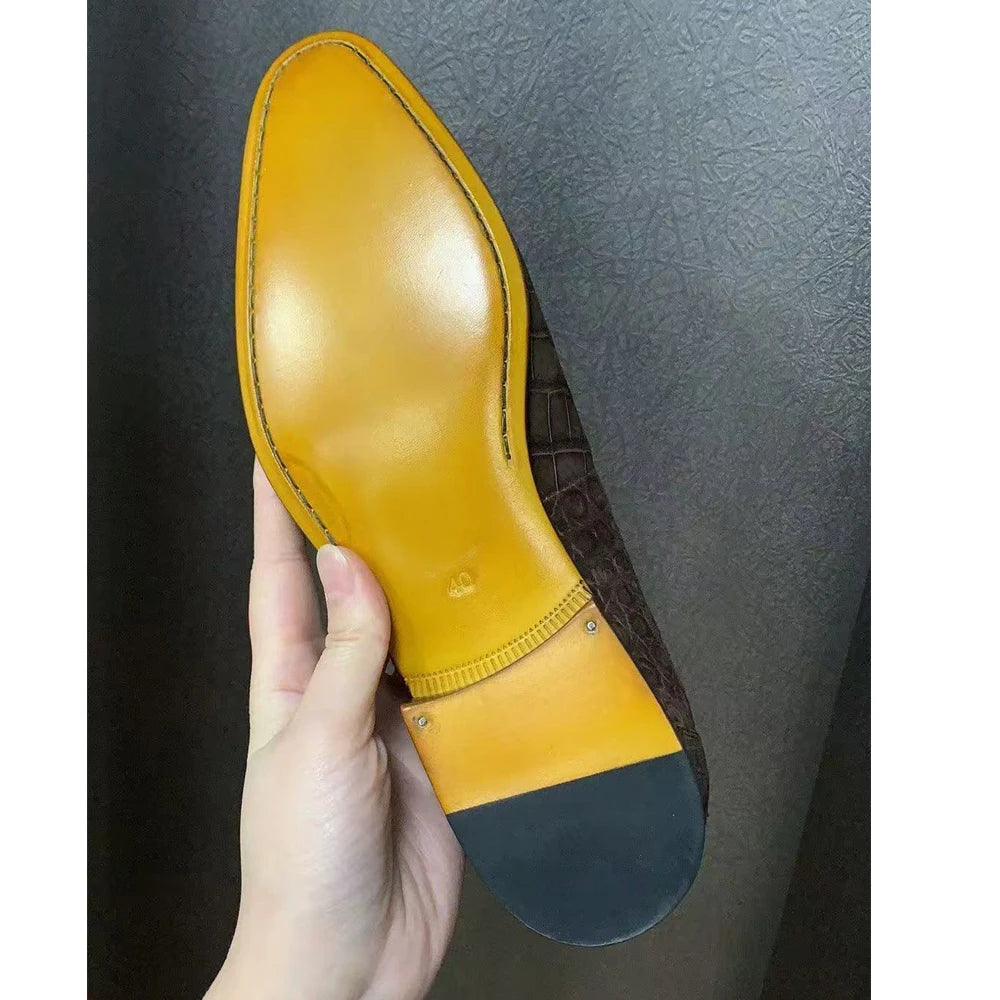 Mens Formal Crocodile Shoes