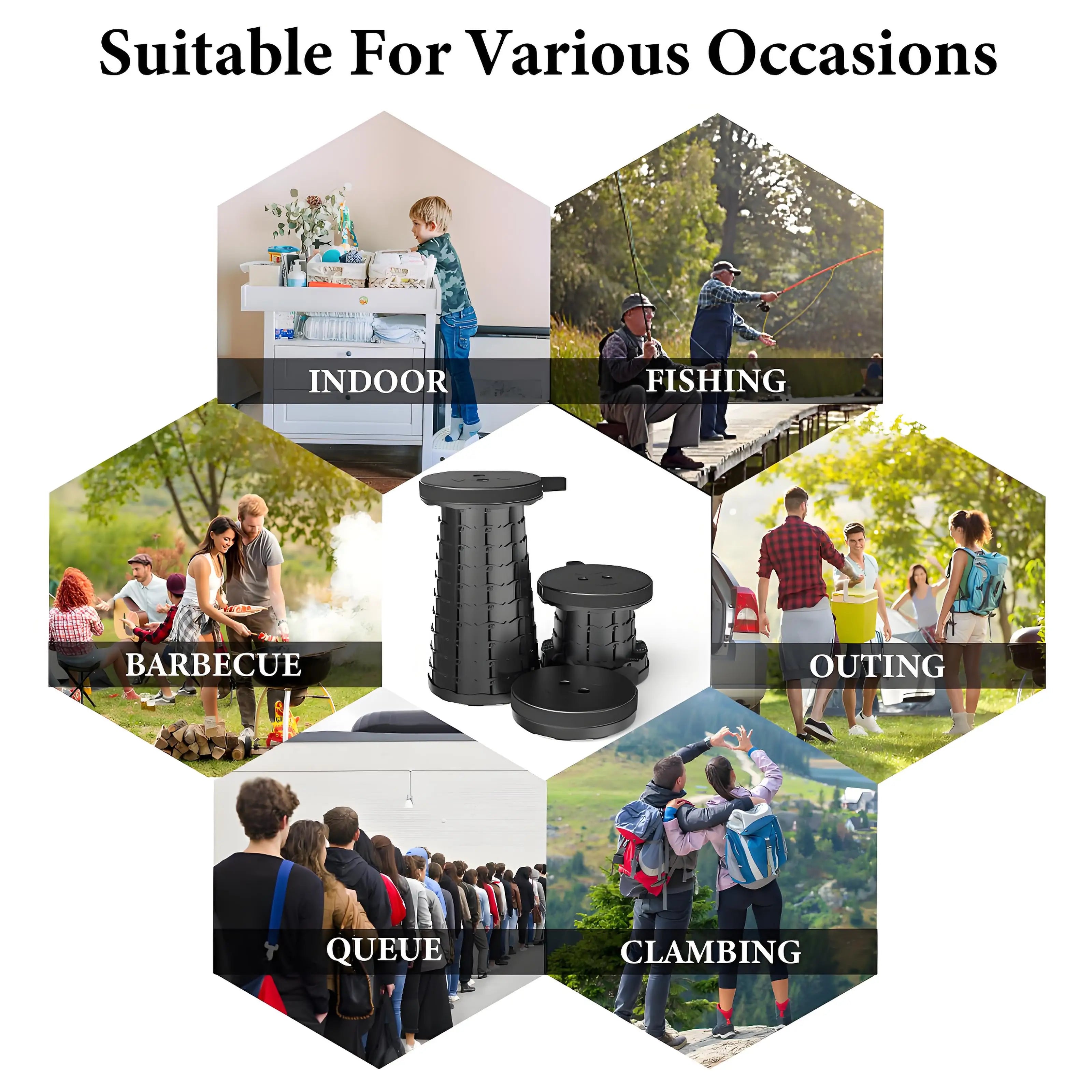 Portable Folding Stool Camping Seat