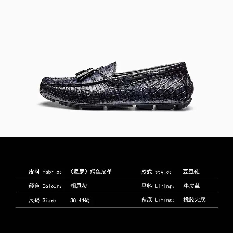 Mens Crocodile Leather Shoes