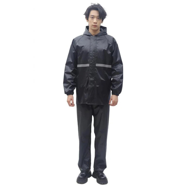 Hooded Coat Pant Rain Suit Waterproof