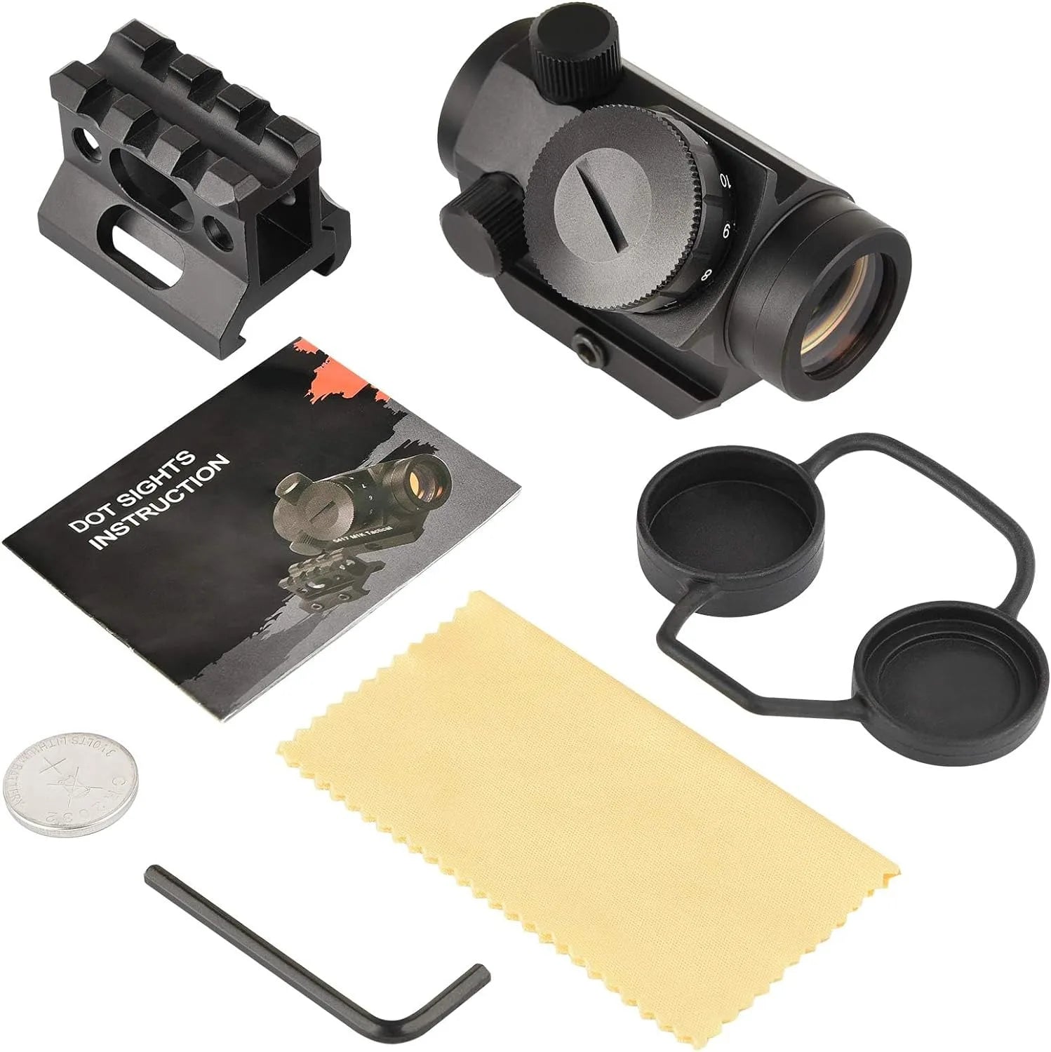 Red Dot Sight 1x25mm Waterproof and Shockproof Riser Mount