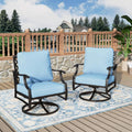 Swivel Patio Chairs High Back Outdoor