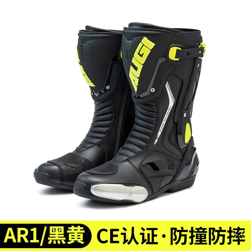 Motorcycle Boots Waterproof Impact Resistant
