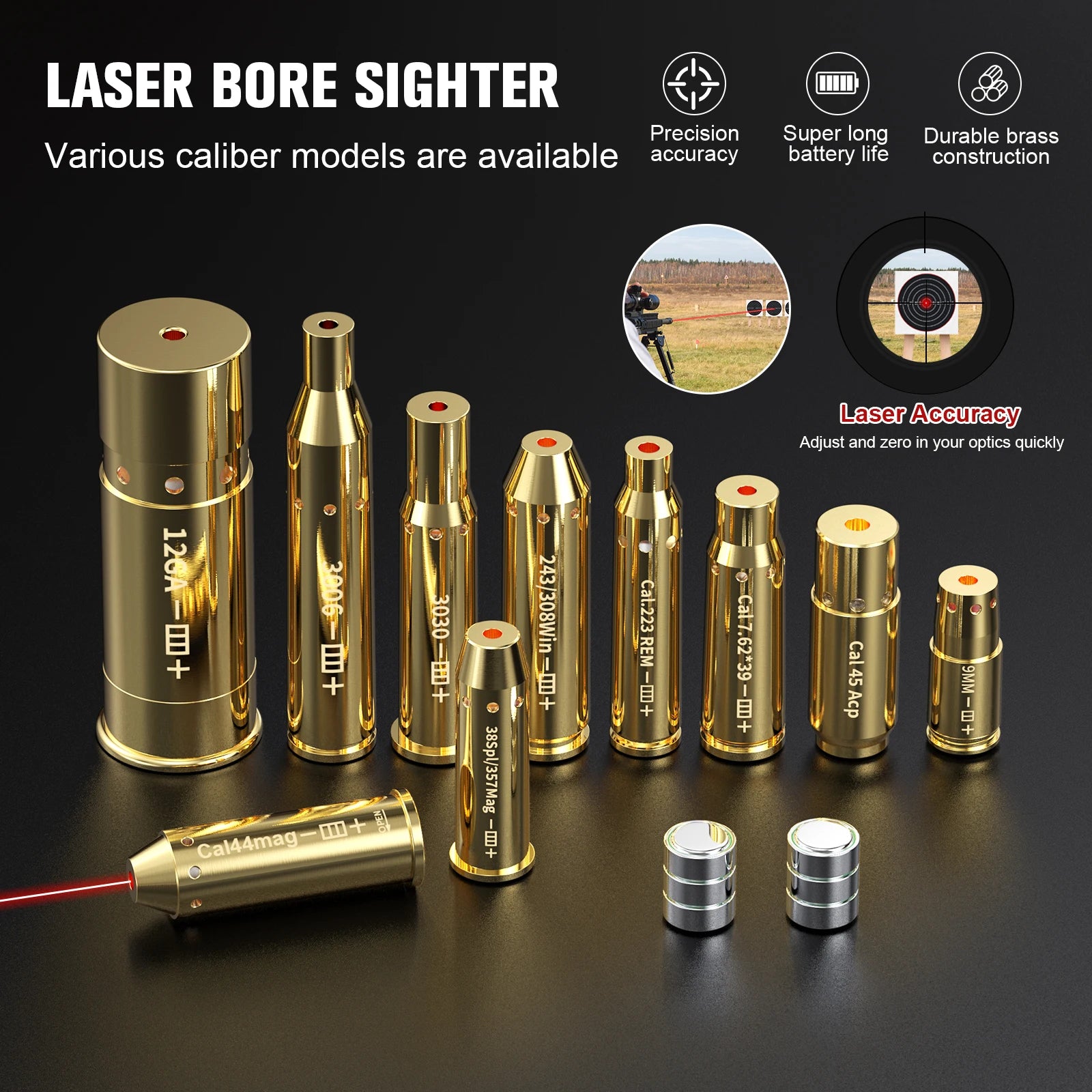 38Spl/357Mag Red Laser Calibration Tool