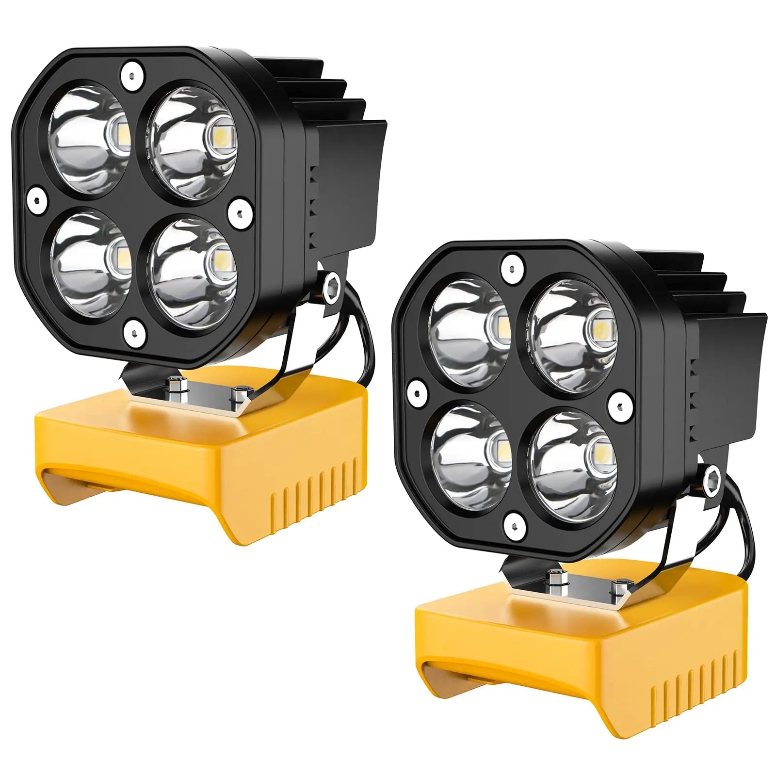 6000LM Portable LED Work Light Dewalt 20V Battery