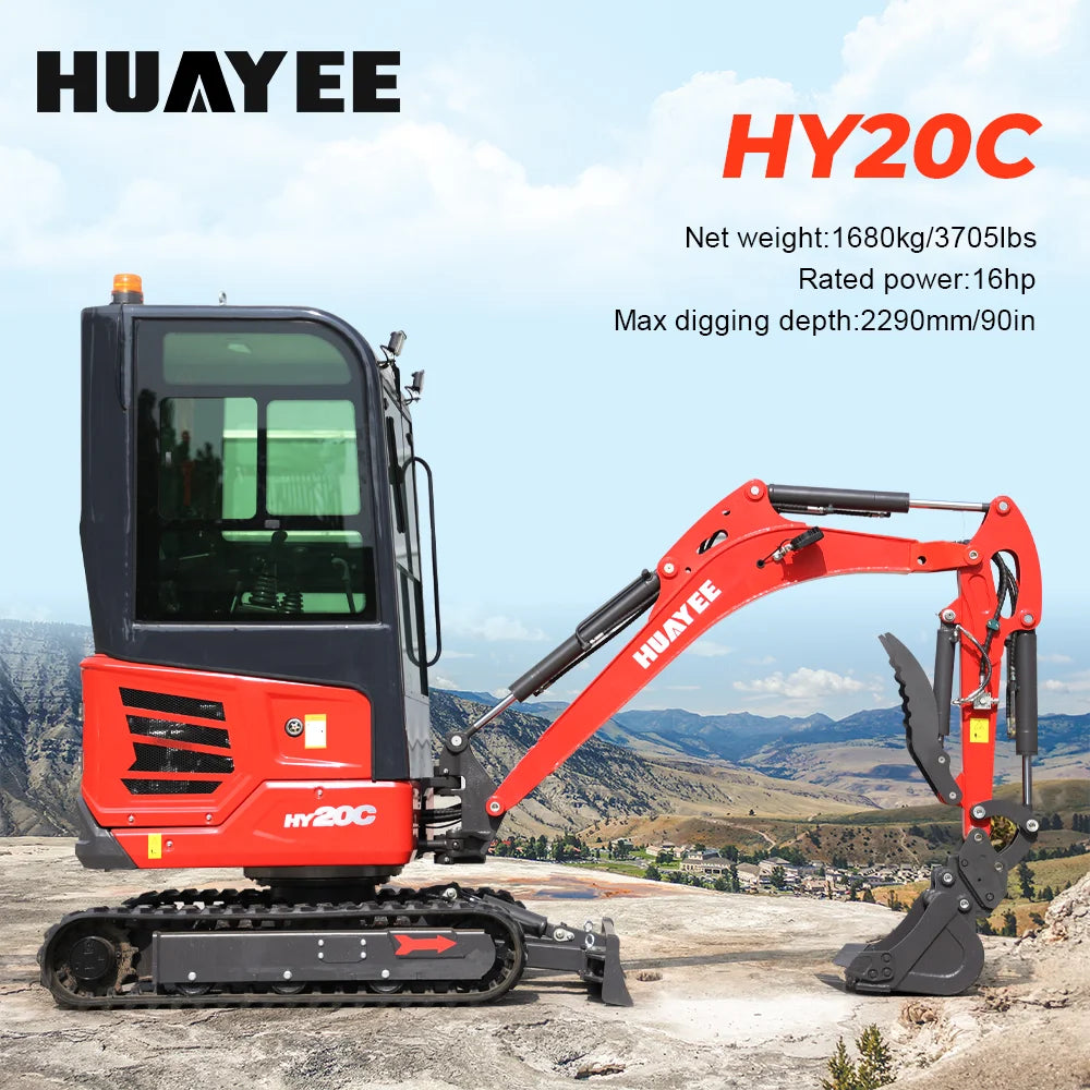 Kubota Engine 2-ton Mini Excavator