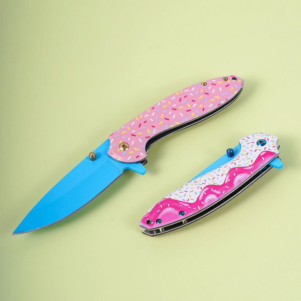 Stainless Steel Blue Blade Knife