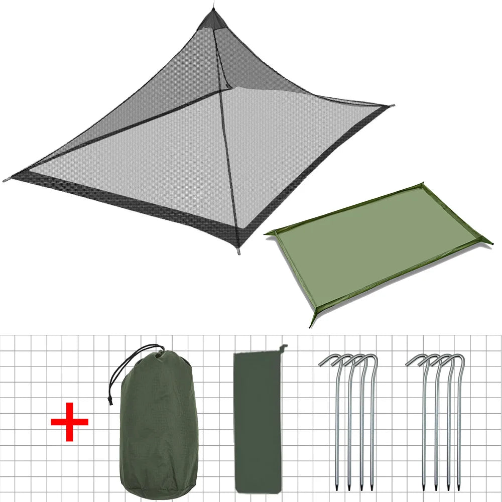 Camping Mosquito Net Pyramid Mesh Tent