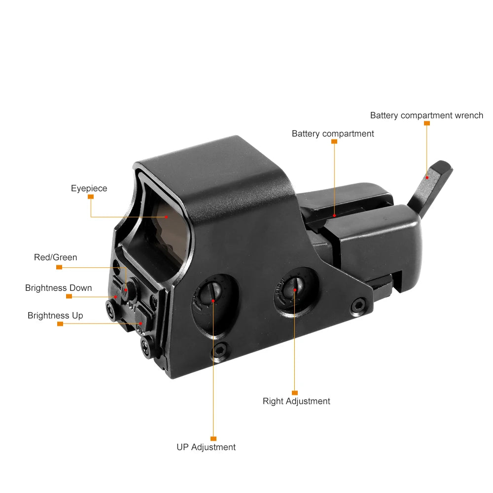 Red Green Dot Holographic Sight Scope