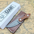 Fixed Blade Knife Satin Drop Point