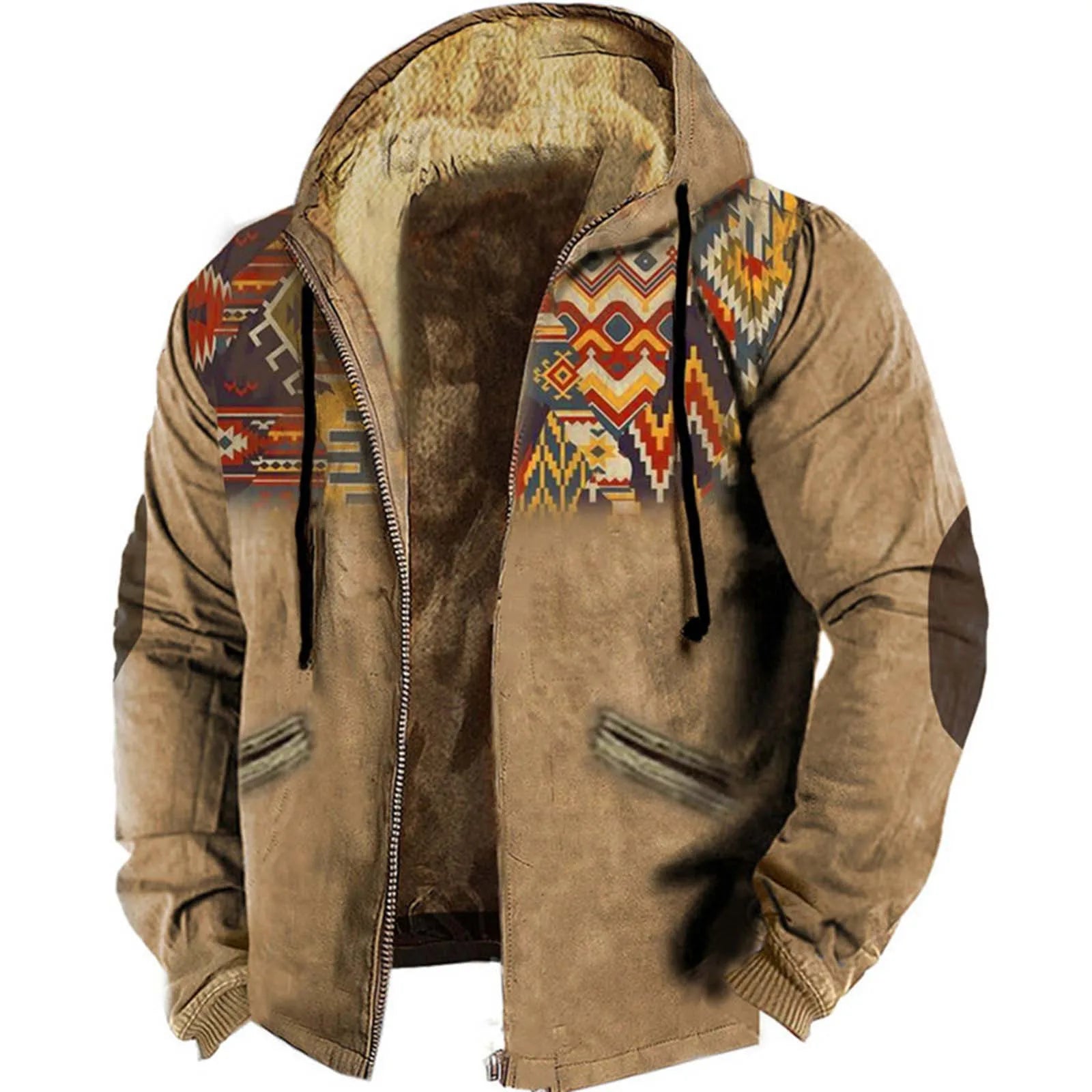 Winter Men's Vintage Lamb Wool Jacket