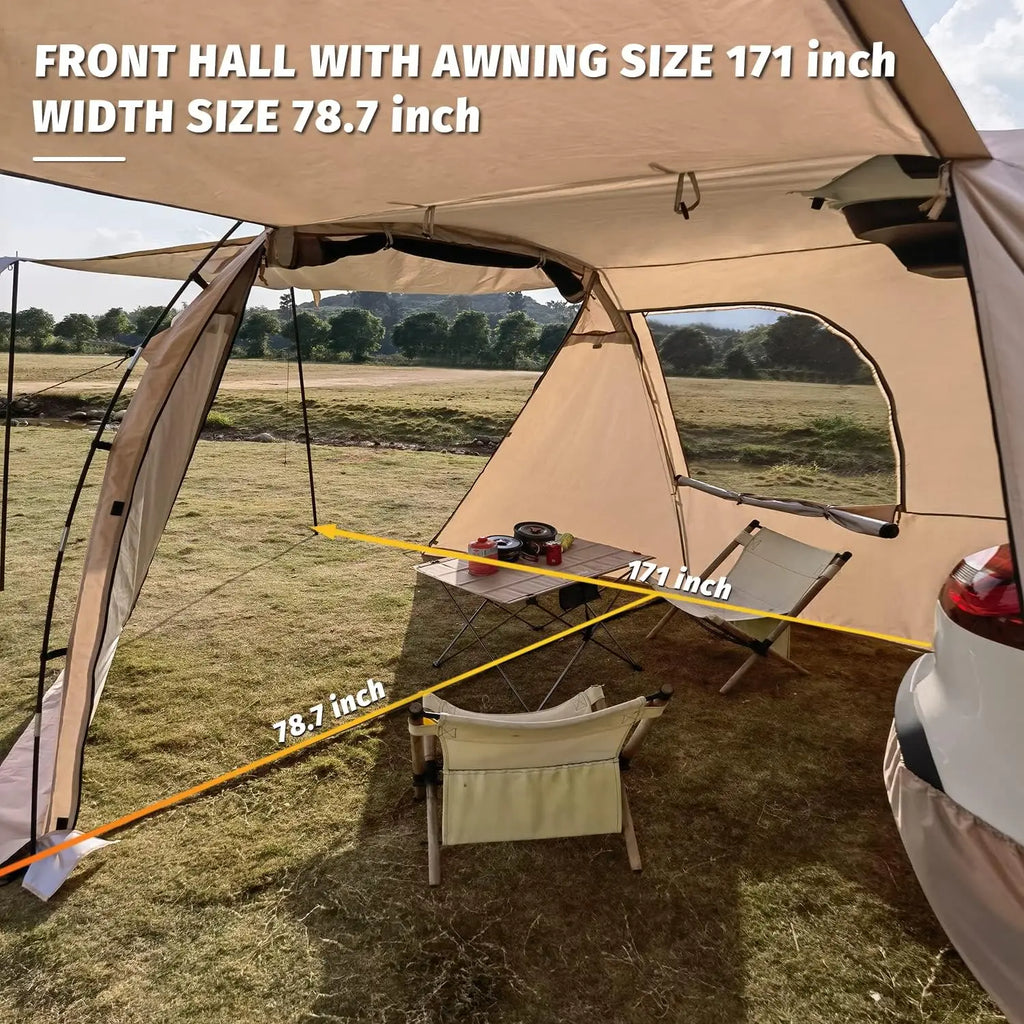 Camping SUV Car Tent Tailgate Shade