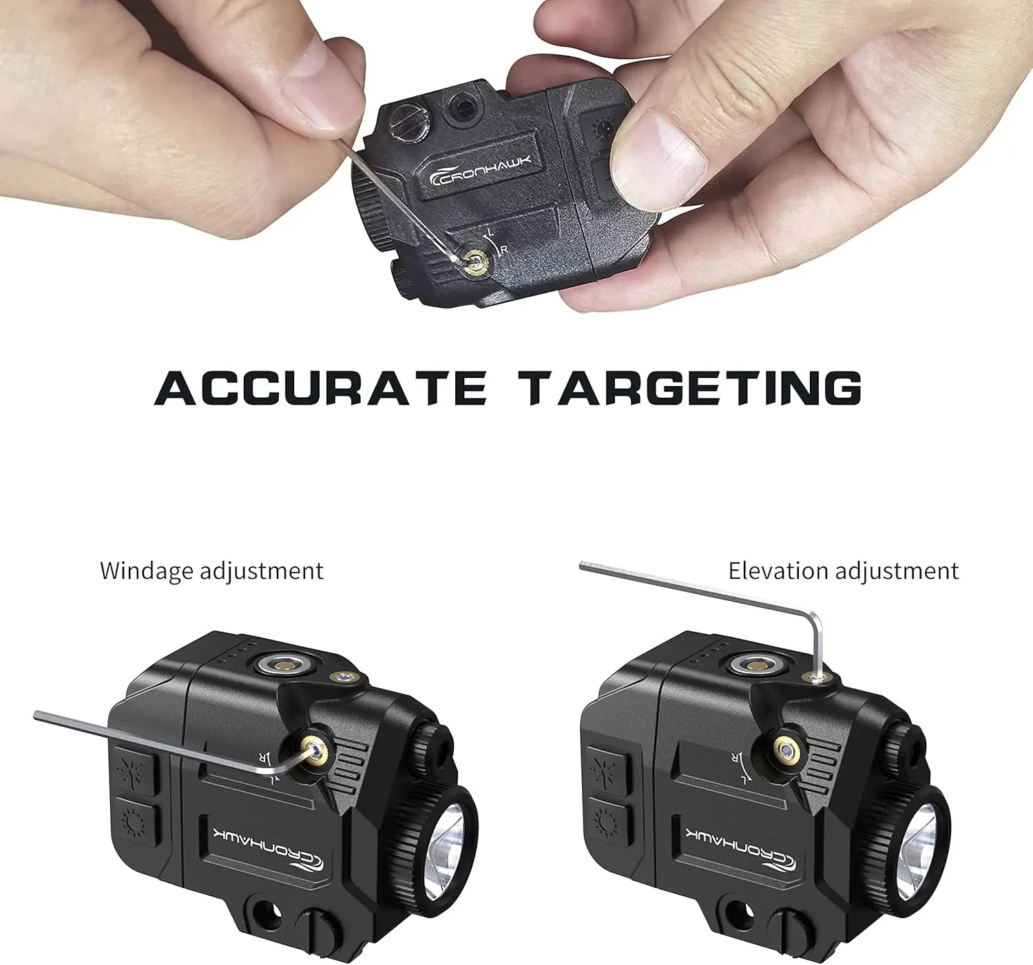 Red Laser Sight Picatinny Rail Rechargeable Handgun