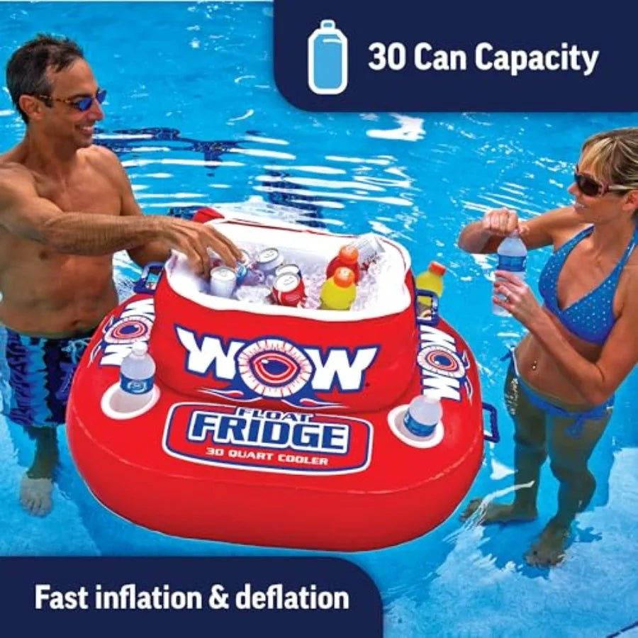 Inflatable Float Fridge Cooler 30 qt