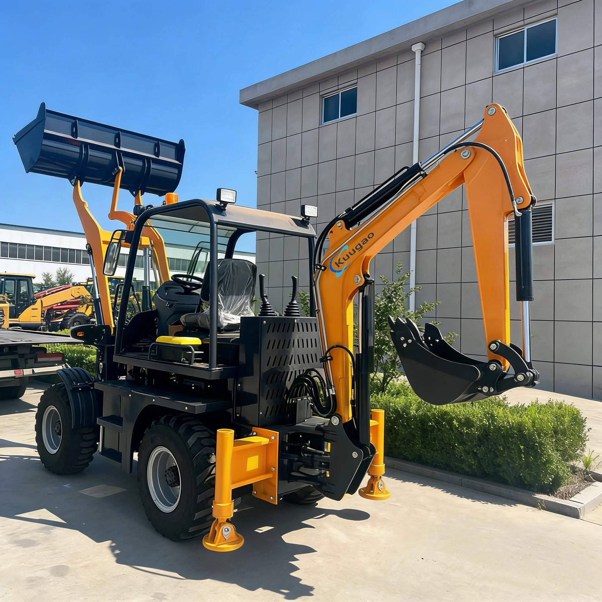 Backhoe Loader Agricultural Front Loader Mini Excavator