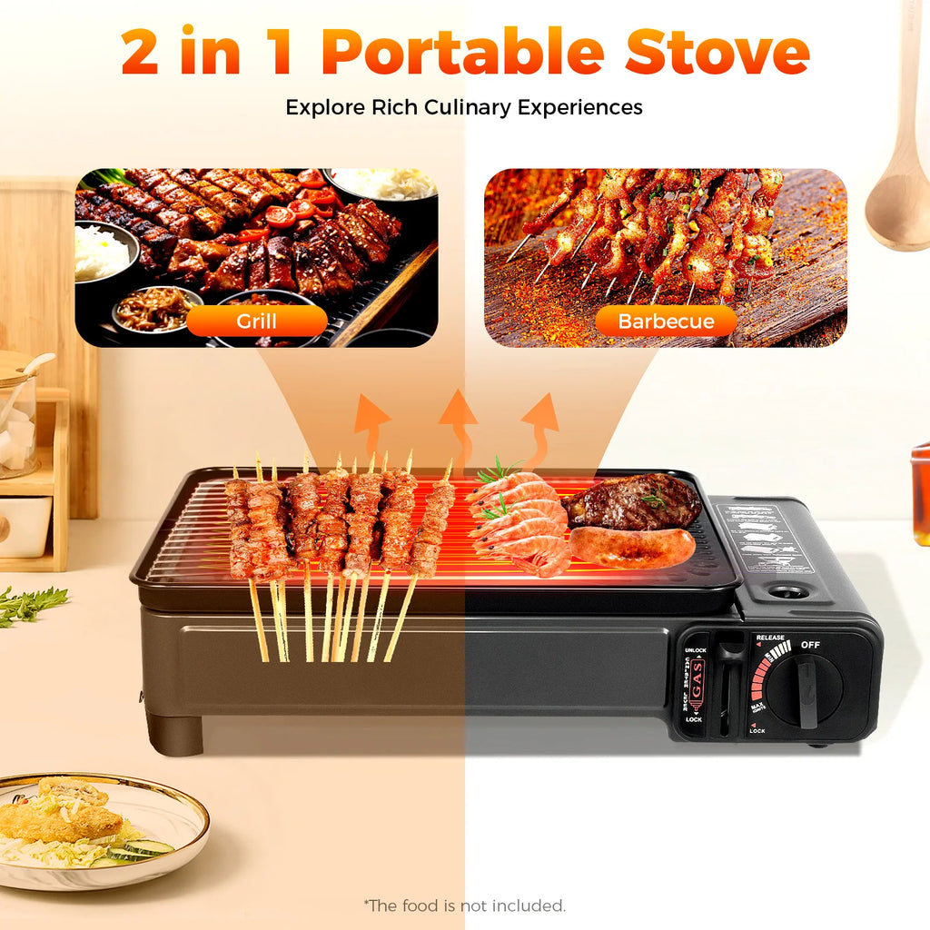 Portable Camping Grill Gas Stove