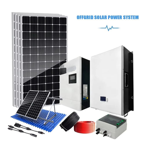 30kw hybrid inverter system solar panel