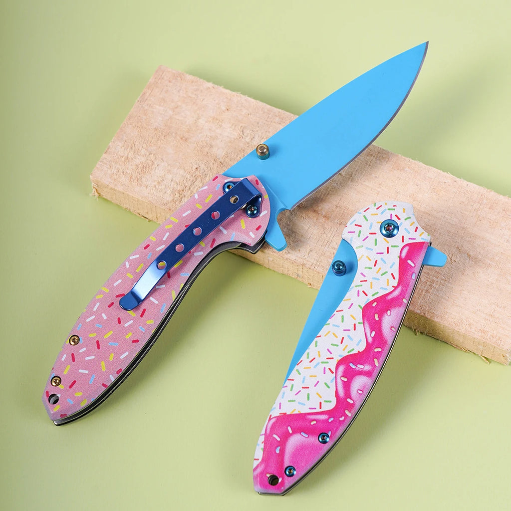 Stainless Steel Blue Blade Knife