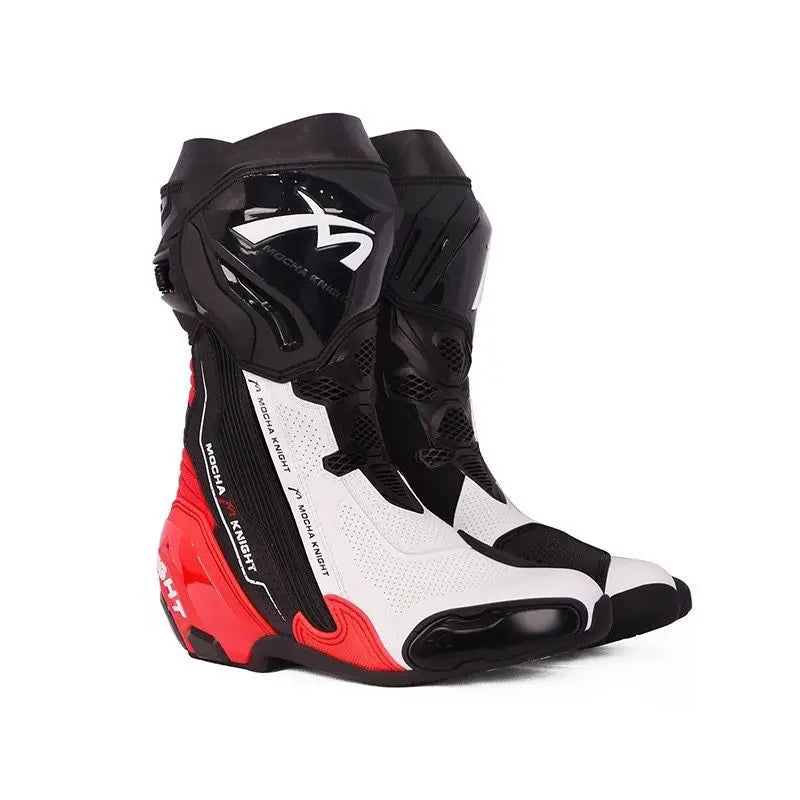 Double-Layer Waterproof Motorcycle Track Riding Boots CE
