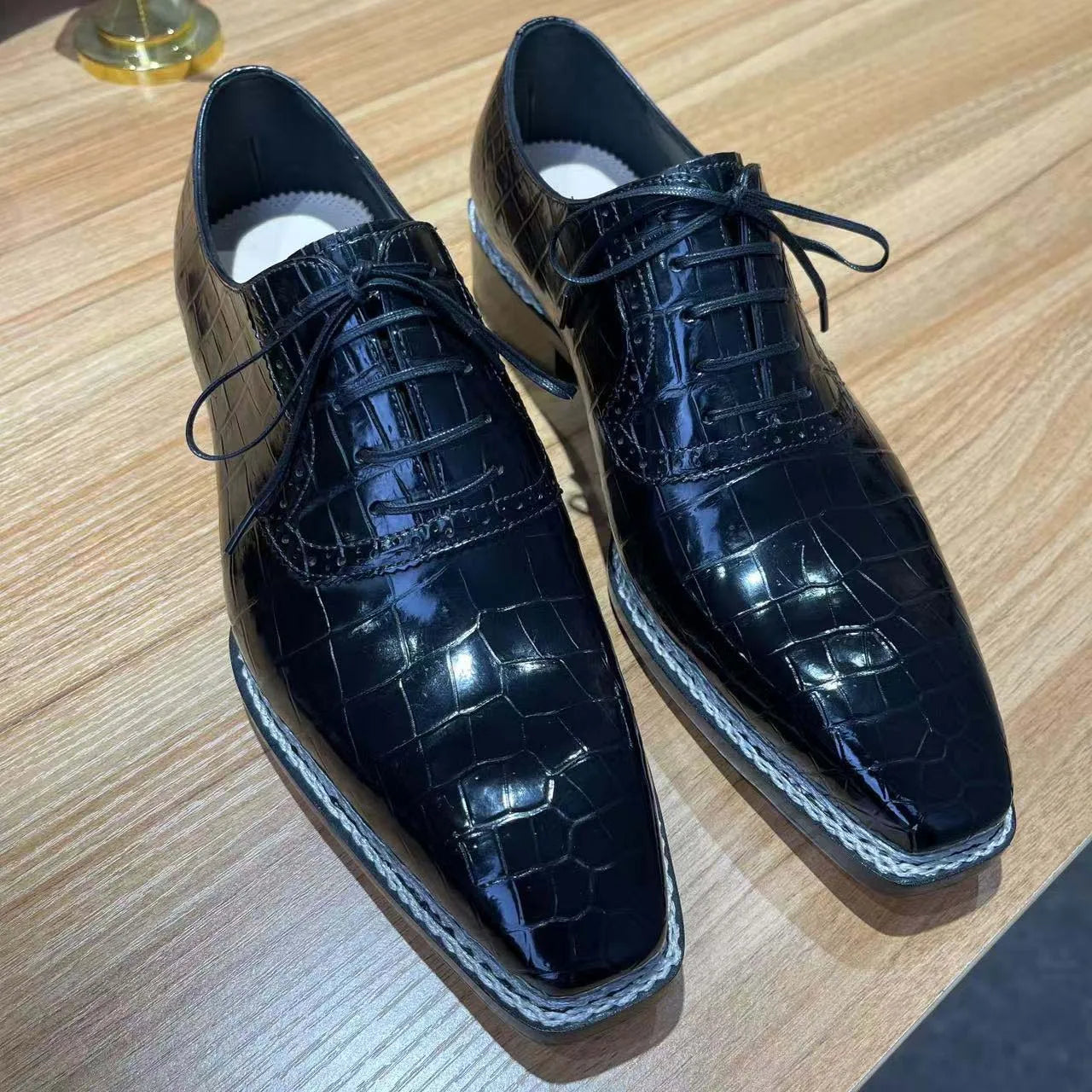 Formal Shoes Crocodile Shoes