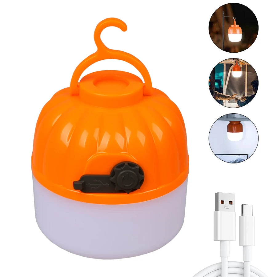 500W Lantern Rechargeable Lamp Flashlight