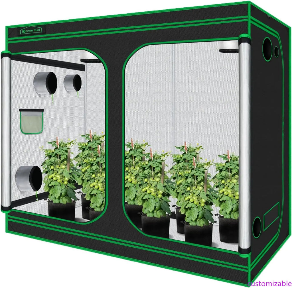 Grow Tent 96"x48"x78" 600D Mylar Hydroponic Indoor Grow Tent