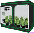 Grow Tent 96"x48"x78" 600D Mylar Hydroponic Indoor Grow Tent