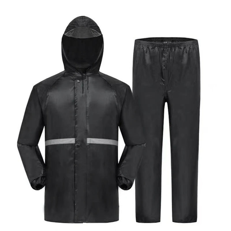 Hooded Coat Pant Rain Suit Waterproof