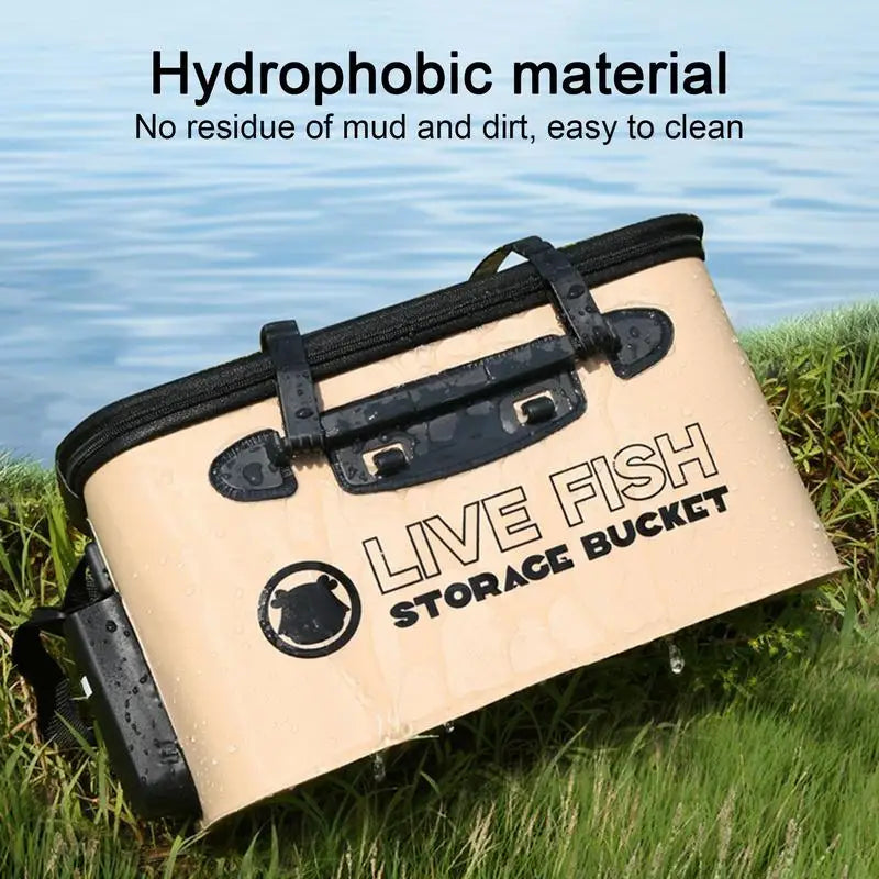 Folding Live Fish Bucket
