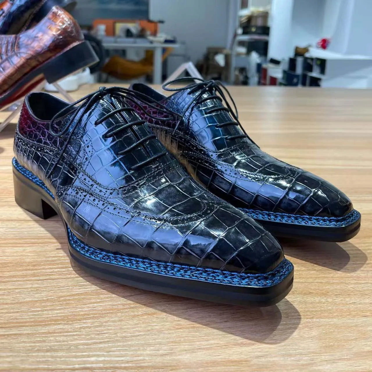Formal Shoes Crocodile Shoes