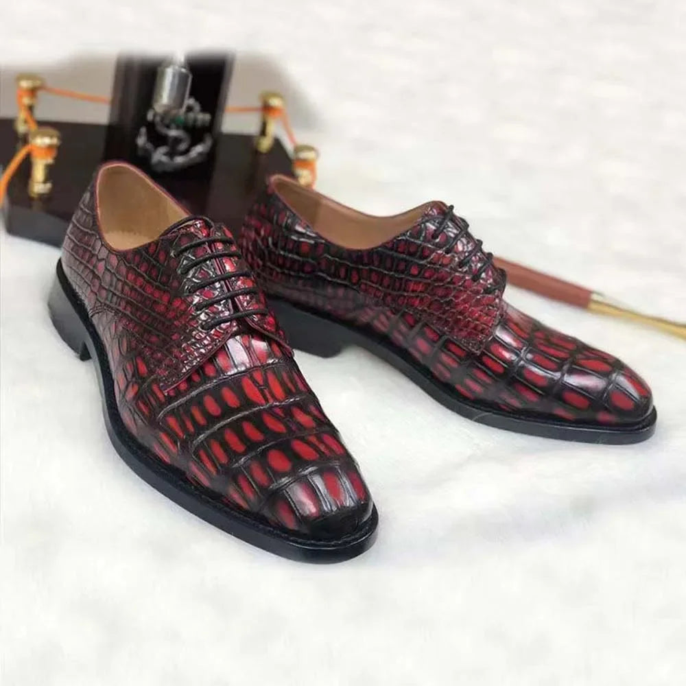 Male Crocodile Leather Shoes